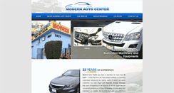 Desktop Screenshot of modernautobodyla.com